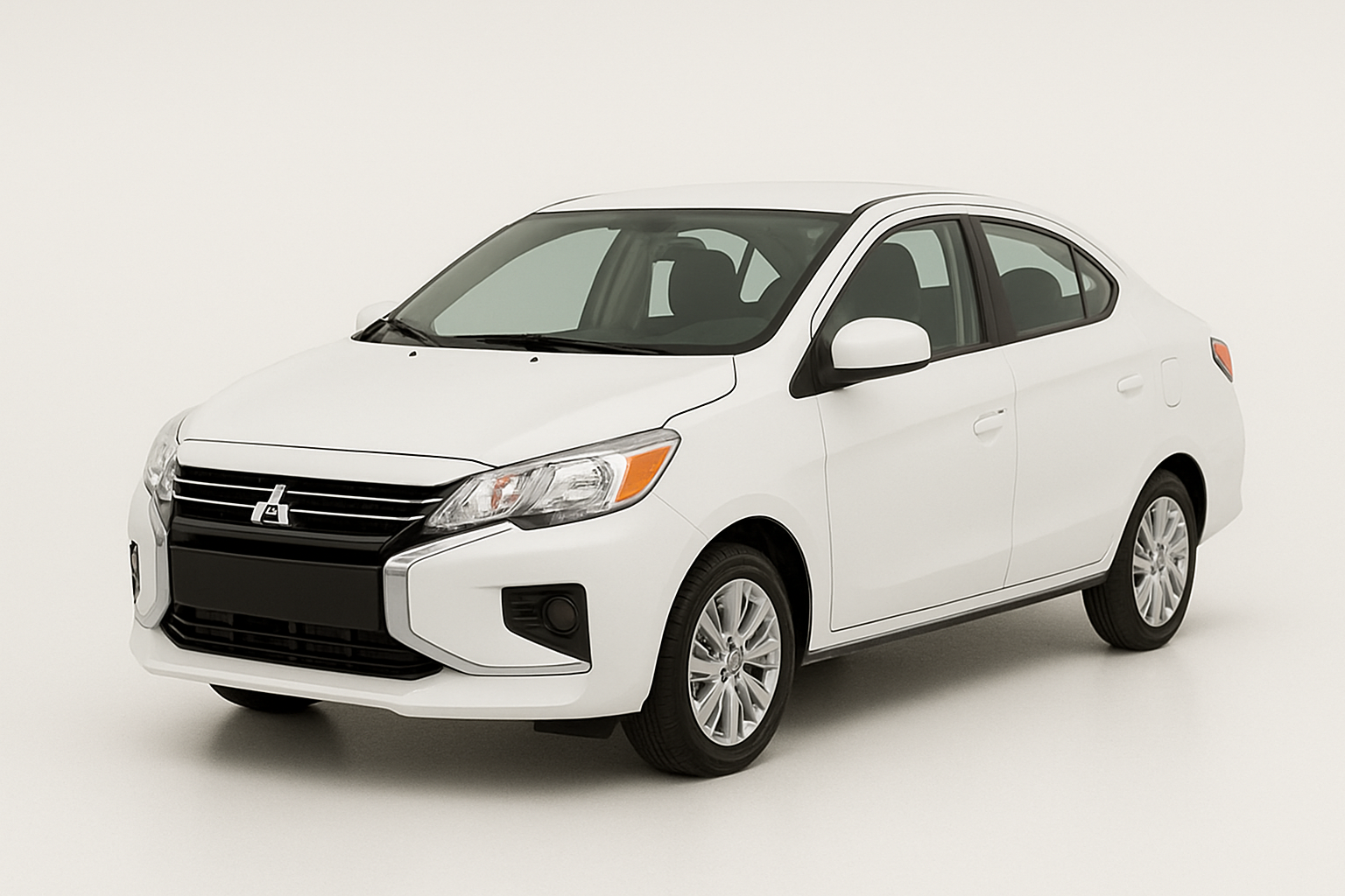 Mitsubishi Attrage Economy Car Rental Dubai - Budget sedan from AED 55/day